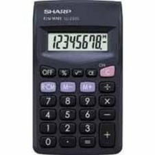 Calculadora sharp el233sb-bk